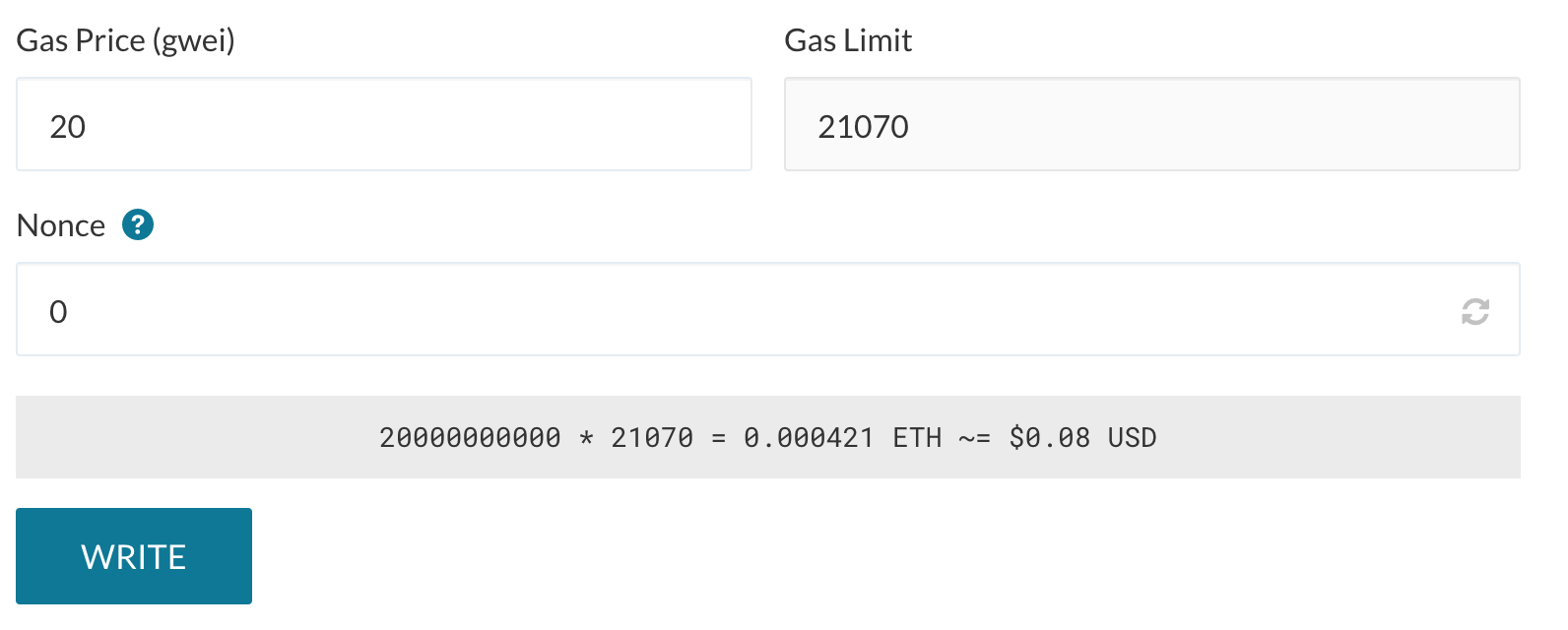 &quot;Transaction Write&quot;